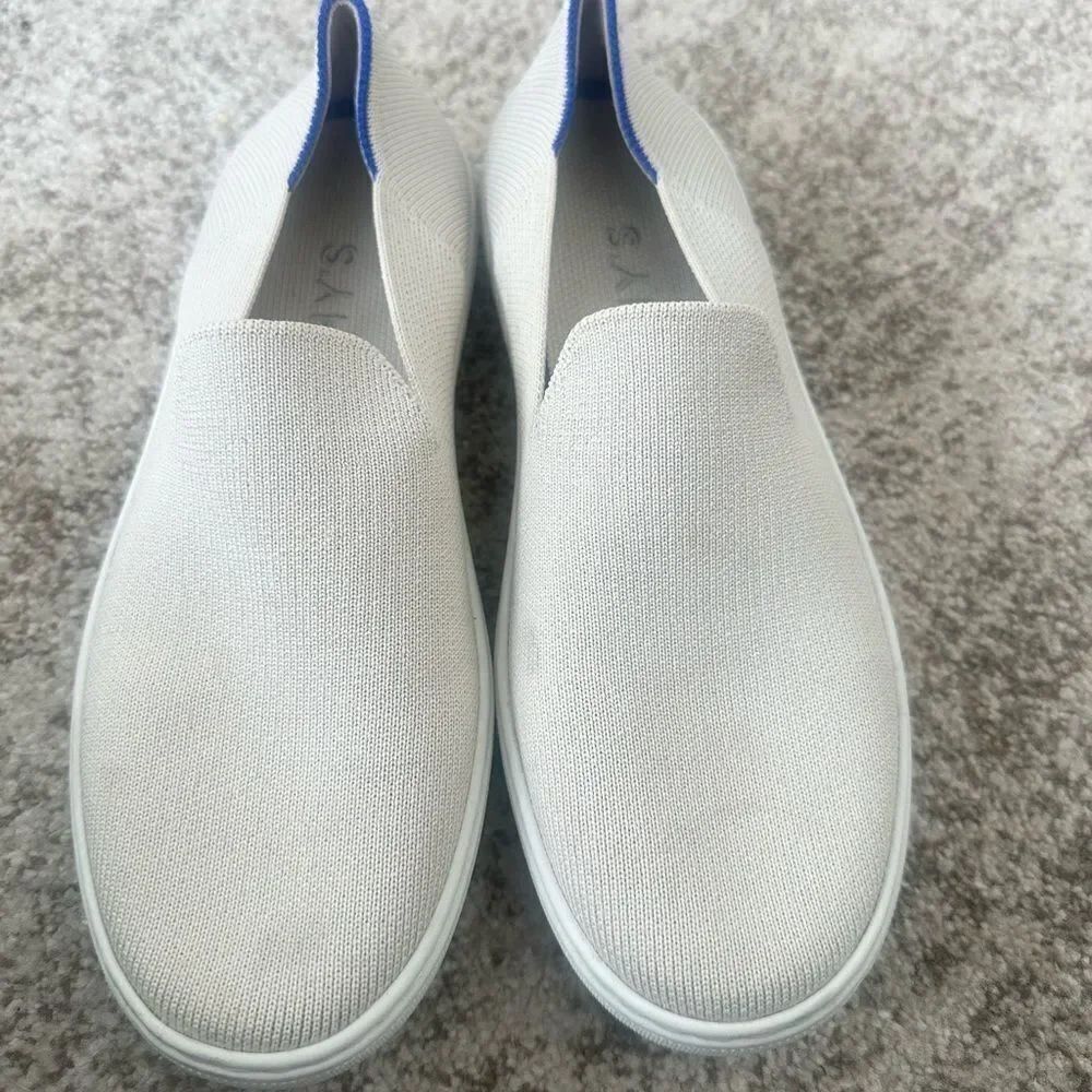 Rothy's The Original Slip On Sneakers Casual Shoes White Women's 7